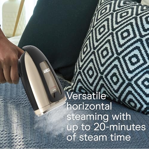 Conair Handheld Garment Steamer for Clothes, Turbo ExtremeSteam 1875W Fabric Steamer, Portable Handheld Design, Strong Penetrating Steam,  Exclusive, Black