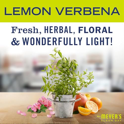 MRS. MEYER'S CLEAN DAY Automatic Dishwasher Pods, Lemon Verbena, 20 Count - Pack of 3 (60 Total Pods)