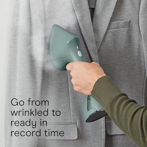 Conair ExtremeSteam Steam & Press 2-in-1 Iron & Steamer, Press Steamer for Clothes, Continuous Steam, Iron-Shaped Soleplate, For Home, Office or Travel