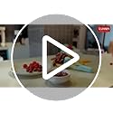 Luvan Grape Cutter for Toddlers, Grape Slicer for Baby, Grape Tomato Cherry Strawberry Cutter Tools Into 4 Pieces for Vegetable Fruit Salad, Stainless Steel Quarter Grape Slicer Kitchen Gadget