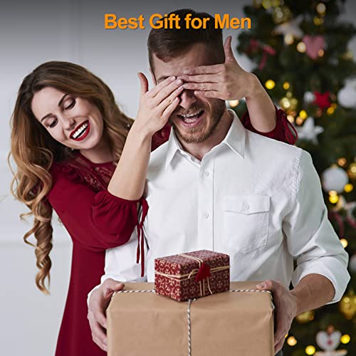 Bourbon Whiskey Gifts for Men Dad - Cocktail Smoker Kit with Torch, Birthday Anniversary Unique Gifts for Father Boyfriend Husband Grandpa, Smoked Bourbon Kit, Mens Gifts Ideas