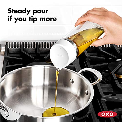 OXO Good Grips 12 oz Precision Pour Glass Oil Dispenser | Precision Pour
