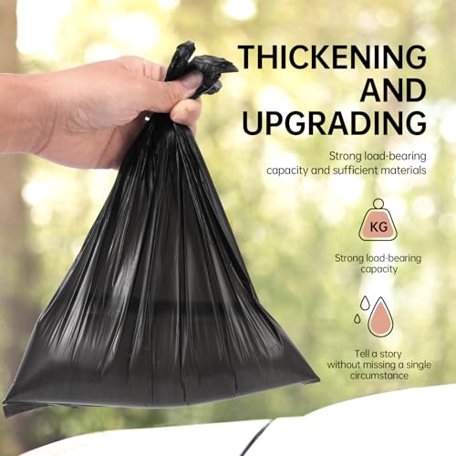 Car Trash Can Bags (5-Pack) total 75 bags- For Car