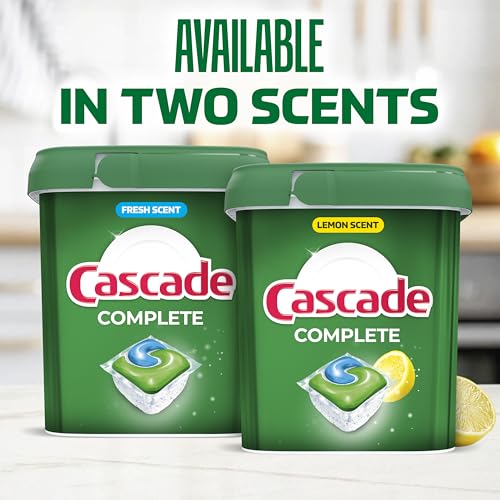 Cascade Complete Dishwasher Pods - Fresh Scent ActionPacs, Dishwasher Detergent, Dishwasher Soap, Detergent Pods, 78 Count