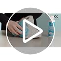CleanKicks Shoe Cleaning Kit - Footwear Cleaner for Sneakers, Boots, Cleats, and Many Other Shoe Types - (4 Ounce Bottle and Brush). Packaging May Vary Between Green and Blue.