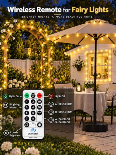 Connectable 43FT 100LED Globe String Lights Indoor, Fairy Lights Plug in