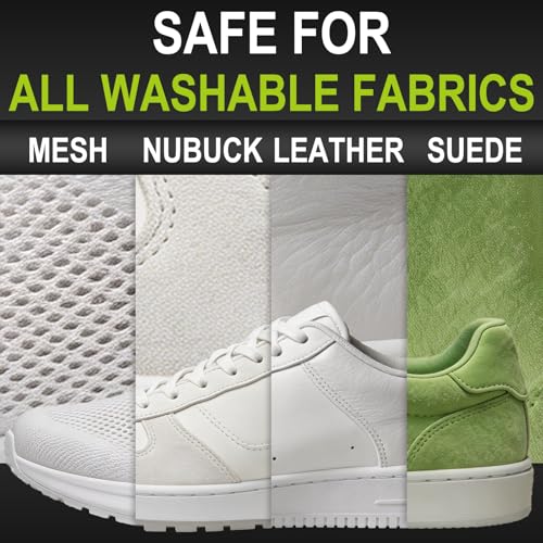 X-SMILE Sneaker Cleaning Kit, Foam Cleaner for White Shoes, PU & Synthetic, Canvas, Mesh & Rubber, Brush, Towel & Wipe 100ml