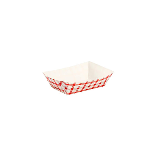 Karat Paper Food Trays Disposable [0.5 LB - 1,000 ct] Sturdy Food Boats, Leak Resistant | Ideal for Snacks, Nachos and Finger Foods