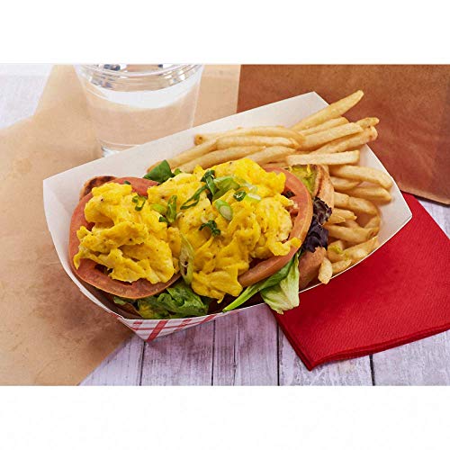 Karat Paper Food Trays Disposable [3 LB - 500 ct] Sturdy Food Boats, Leak Resistant | Ideal for Snacks, Nachos and Finger Foods