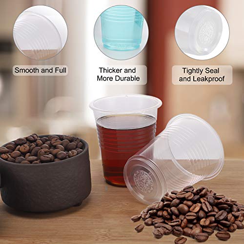 Clear Plastic Party Cups - 100 Pack, 8 Oz Each
