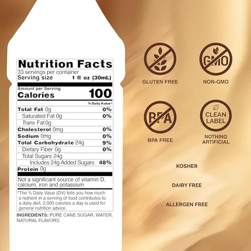 Monin - White Chocolate Syrup | Premium Syrup for Lattes, Mochas & More | Clean Label with No Artificial Flavors, No Artificial Preservatives (BPA-Free Plastic Bottle, 1 Liter)