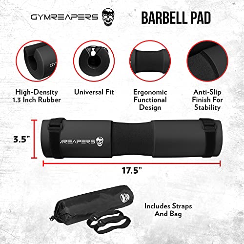 Gymreapers Barbell Squat Pad - Protective Bridge Pad For Hip Thrust, Squats, Lunges - Hip Support, Neck Protection For Bar