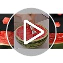Watermelon Cutter, 2-in-1 Stainless Steel Fruit Cutter, Dual Head Watermelon Fork Slicer Tool, Summer Fruit Cutting Kitchen Gadget for Home (2PCS)