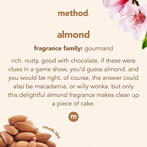 Method Squirt + Mop Hardwood Floor Cleaner Refill, Almond, 68 Ounce