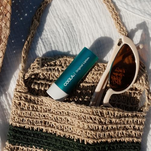 COOLA Organic Liplux Lip Balm and Sunscreen with SPF 30, Dermatologist Tested Lip Care for Daily Protection, Vegan and Gluten Free, 0.15 Oz