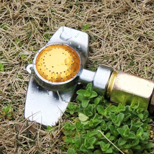 360 Degree Metal Spot Sprinkler,Small Sprinkler Garden for Small Areas Lawn Sprinklers for Yard Circle Pattern with Gentle Water Flow Garden Watering (1, Yellow)