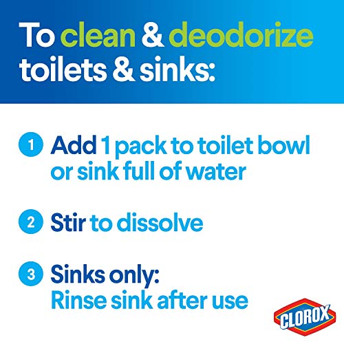 Clorox Zero Splash Bleach Packs - Laundry Pods, 4 Pack