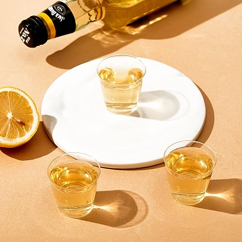 1 OZ 500 Pack Plastic Shot Glasses, Disposable Cups, 1 Ounce Tasting Cups Party Cups Perfect for Whiskey, Wine Tasting, Food Samples, and Parties