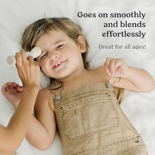 Roe Wellness- SPF 50 Powder Sunscreen Mineral-Based, Non-Toxic Brush-on For Kids, Adults & Babies | For Scalp, Face & Body (Reef Safe)