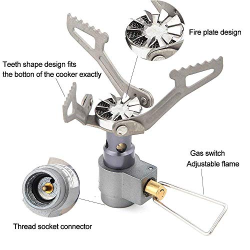 BRS Outdoor BRS-3000T Ultra-Light Titanium Alloy Miniature Portable Picnic Camping Gas Cooking Stove Portable Ultralight Burner 25gram