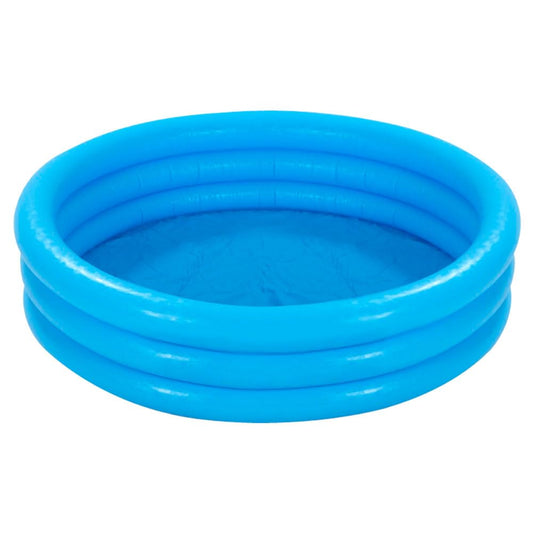 INTEX 58426EP Crystal Blue Inflatable Kiddie Pool, 58in x 13in, for Ages 2+