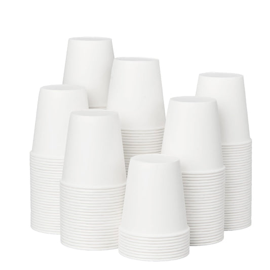 300 Pack 3 oz Bathroom Paper Cups, Small Coffee Cups, Disposable Mini Mouthwash Cups, Suitable for Bathroom, Market, Shops, Party, Picnic, Travel, and Events