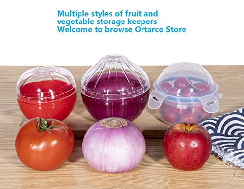 Ortarco Tomato Keeper Tomato Saver Tomato Storage Containers Reusable Tomato Holder Organizer