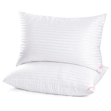 EIUE Hotel Collection Bed Pillows for Sleeping 2 Pack Queen Size, Pillows for Side and Back Sleepers