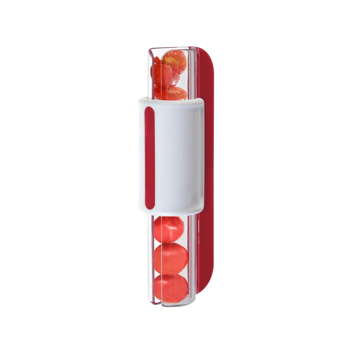 Tomato Slicer Multi-Function Grape Cutter Small Fruit Cutter Grape Kitchen Accessories Cake Decoration Tool Fruit Slicer (Red)