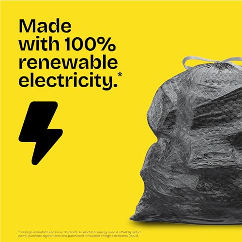 Glad ForceFlex Heavy Duty Trash Bags With Clorox, Mountain Air, 30 Gal, 50 Ct (Package May Vary)