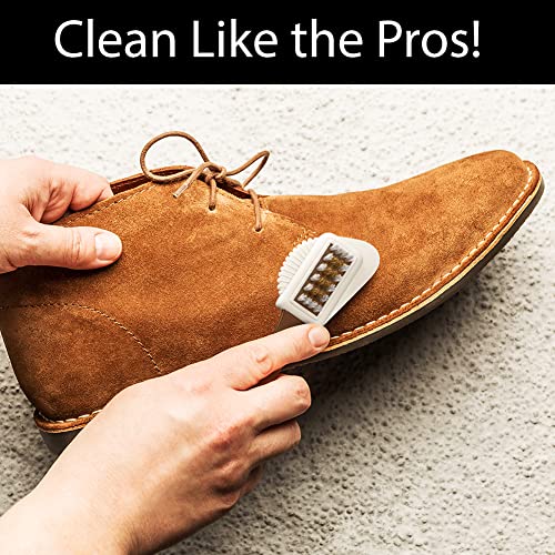 Suede & Nubuck 4-Way Leather Brush Cleaner