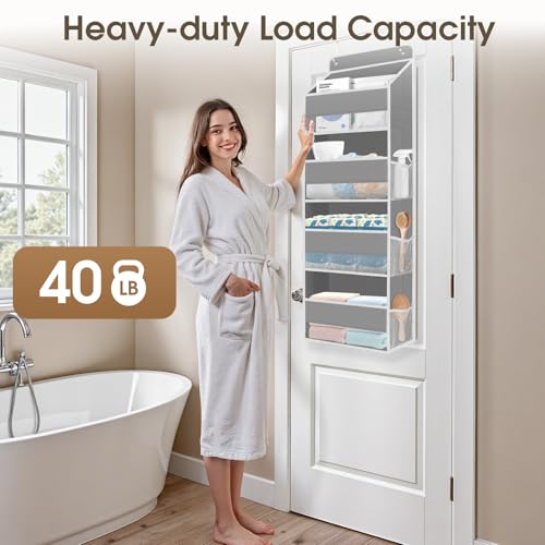 SpaceHacks 1 Pack Over The Door Organizer Hanging Storage Room Organizer