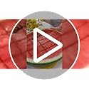 2-in-1 Stainless Steel Fruit Cutter, Watermelon Slicer with Fork, Dual Head Watermelon Fork Slicer Tool for Cubes, Fruit Knife with Round Handle for Home Kitchen, Picnic & Party (1Pack)