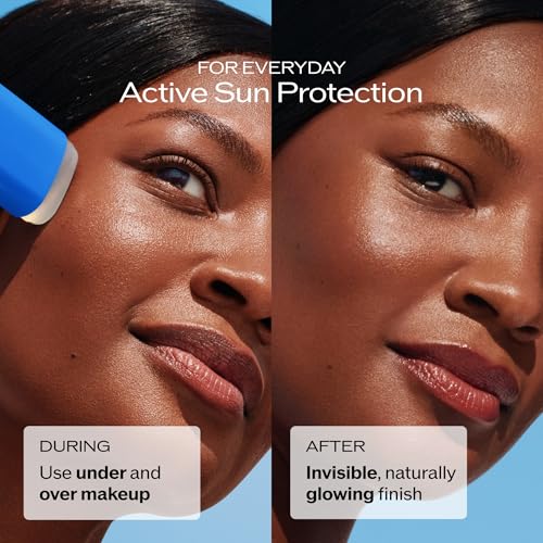Shiseido Clear Sunscreen Stick - Invisible Broad-Spectrum Face Sunscreen - Wear Under & Over Makeup - Lightweight Formula - All Skin Types