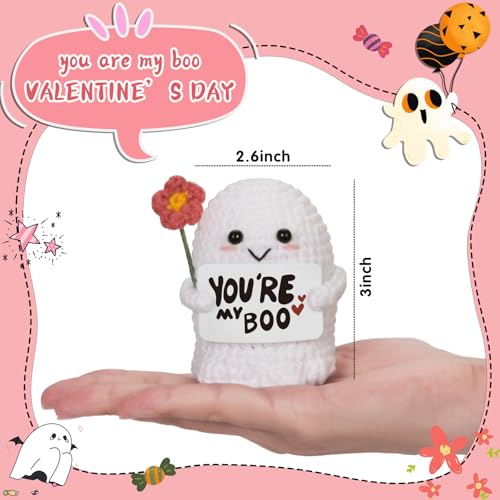 You're My Boo Crochet Ghost - Anniversary Love Birthday Gifts for Women Men Her Him Boyfriend Girlfriend, Fathers Day Card for Husband from Wife