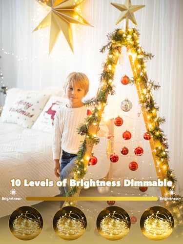 3 PK 78FT 240LED Fairy Lights Battery Operated with Timer Remote Warm White
