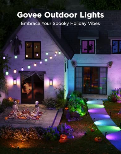 Govee S14 Bulb Outdoor String Lights 2, 96ft RGBICWW, 30 LED Bulbs, IP66
