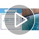 Swimline HYDROTOOLS Standard ABS Thru-Wall Skimmer Kit, White - Includes Return Fitting and Vacuum Plate, Maintenance Accessories for Above Ground and Backyard Deck Swimming Pools