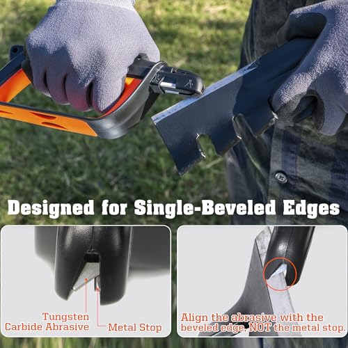 SHARPAL 103N All-in-1 Knife Garden Tool Multi-Sharpener for Lawn Mower Blade, Axe, Hatchet, Machete, Pruner, Hedge Shears, Scissors Fathers Day Gift