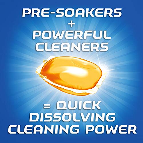 Finish Gelpacs Dishwasher Detergent Pods, Quick Dissolving Cleaning Power, Fights Grease & Dried-On Food, Easy-to-Use Pre-Measured Dishwasher Soap, Orange Scent, 84 Count
