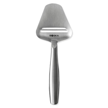 Boska Stainless Steel Cheese Slicer - Copenhagen For All Types of Cheese - Multi-Functional Cheese Slicer - Handheld Slicer - Silver Non-Stick