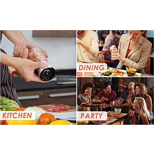 Original Stainless Steel Salt or Pepper Grinder - Top Spice Mill with Ceramic Blades, Brushed Stainless Steel and Adjustable Coarseness By Pepper Grinder （Single Package）