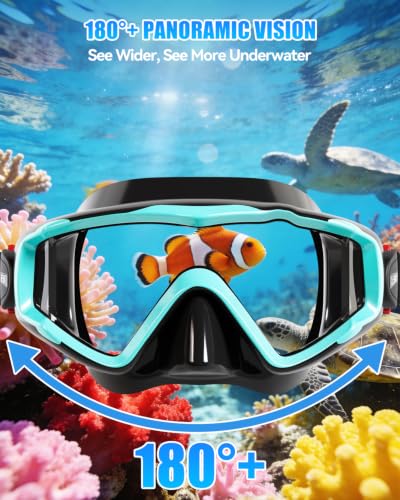 Aegend Swim Goggles for Adults Kids - 220°Wide View Anti-Fog Goggles with Mesh Bag for Indoor Outdoor Pool Beach Swimming