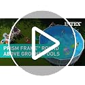 INTEX 26710EH Prism Frame Premium Above Ground Swimming Pool: 12ft x 30in – SuperTough Puncture Resistant – Rust Resistant – Easy Assemble – 1718 Gallon Capacity – Pool Only