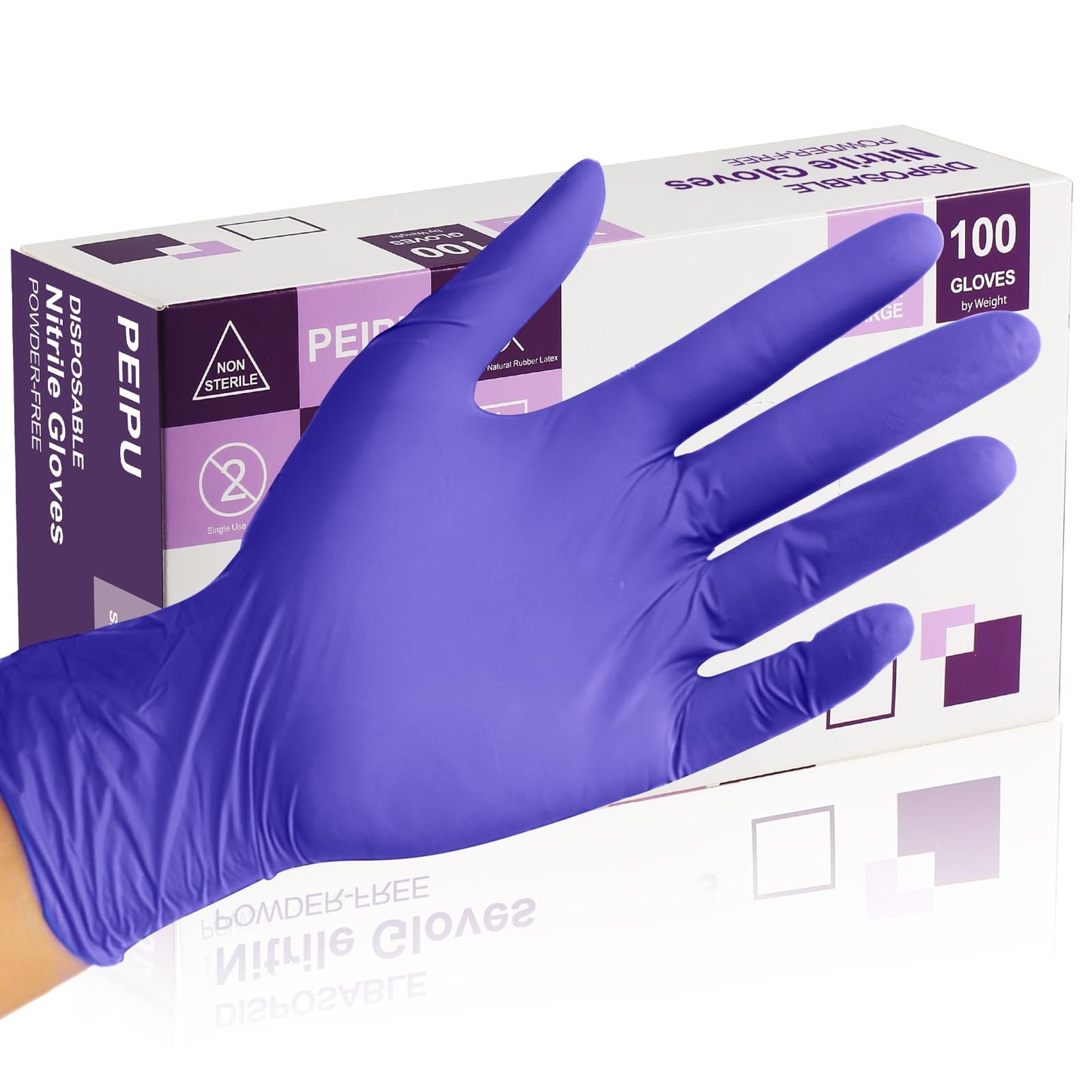 PElPU Nitrile Gloves, Disposable cleaning, Powder Free, Latex Free, Non-Sterile Protective Gloves