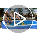 Sumbee Inflatable Pool for Kids and Adults, 120" x 72" x 22" Oversized Thickened Blow Up Family Swimming Pool for Outdoor Patio Backyard Garden Deck Summer Party Full Size Blue