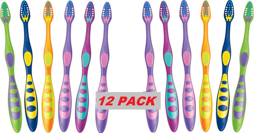 Kids Toothbrush Soft Bristles 1-Count (Pack of 12)