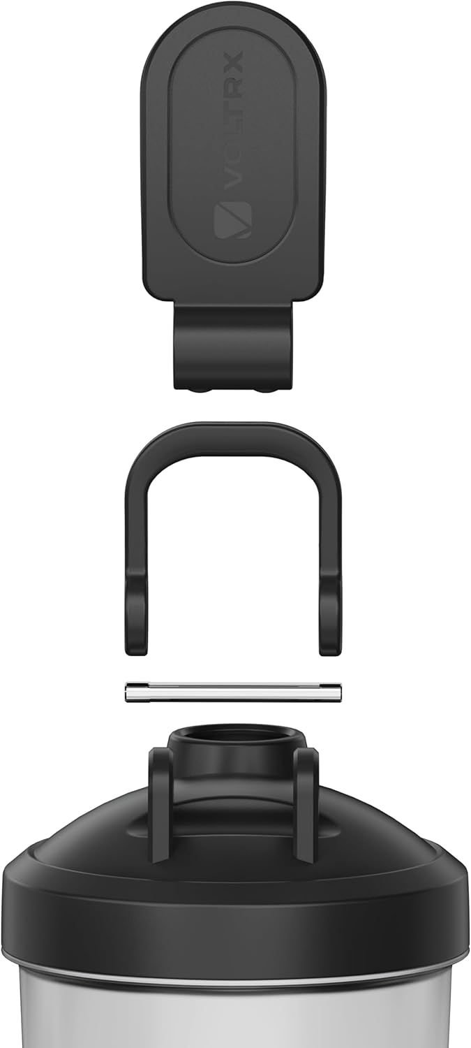 VOLTRX Protein Shaker Bottle, Merger USB C Rechargeable Electric Protein Shake Mixer, Shaker Cups for Protein Shakes and Meal Replacement Shakes, BPA Free, 24oz | USB C Rechargeable, Shaker Cups, for Protein Shakes