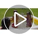 Intex 57470EP Sun Shade 5 Foot Square Inflatable Durable 10 Gauge Vinyl Kiddie Pool with Ocean Scene and Canopy for Ages 3 Years and Up, Multicolor