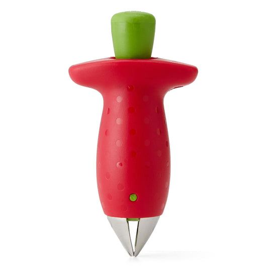 Chef'n Original Stem Gem Strawberry Huller, Red/Green - 102-138-005